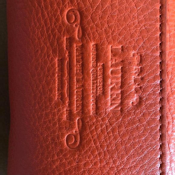 Ralph Lauren Orange Handbag - Picture 2 of 2